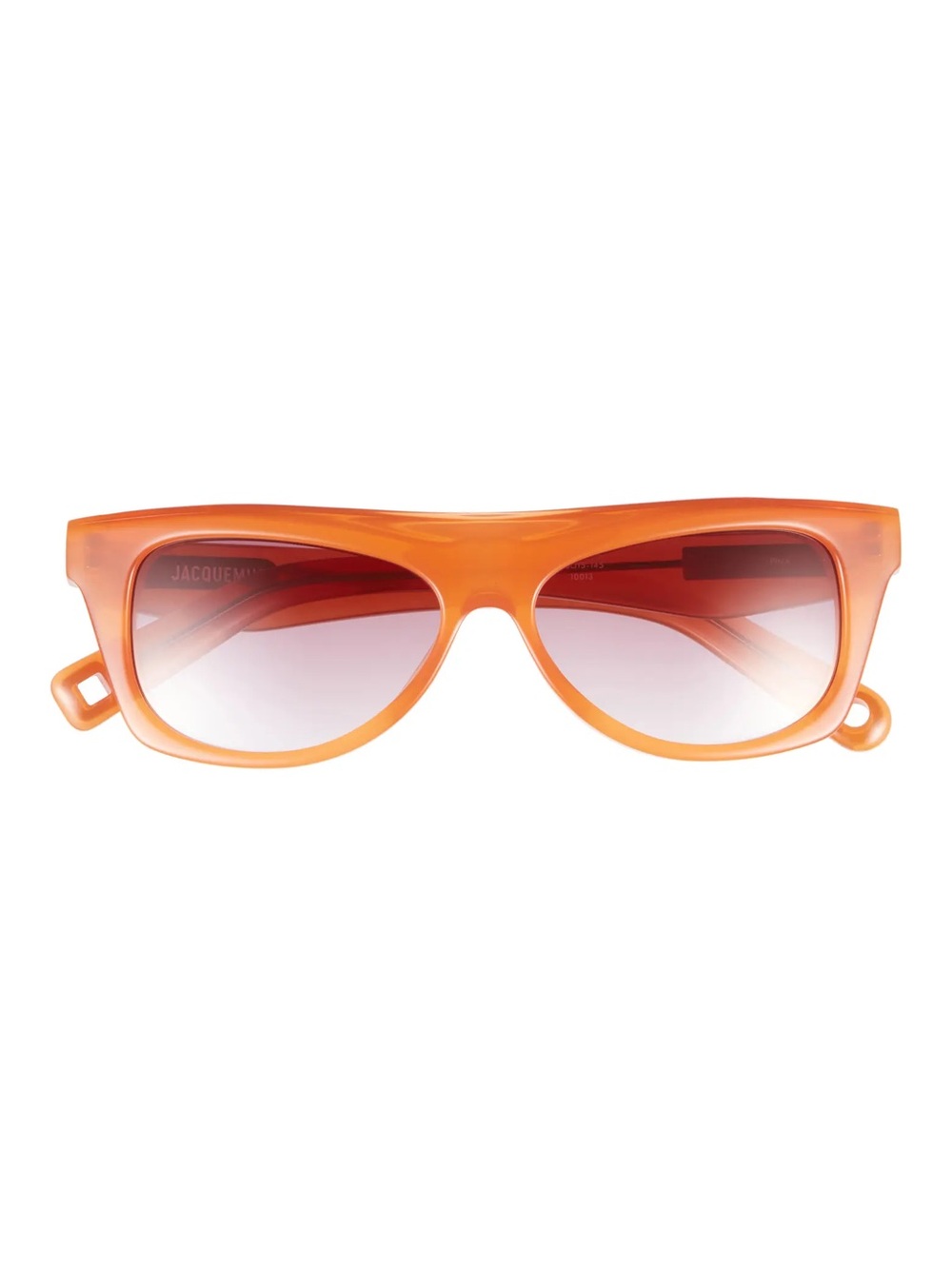 Jacquemus Translucent Orange Cat-Eye Sunglasses